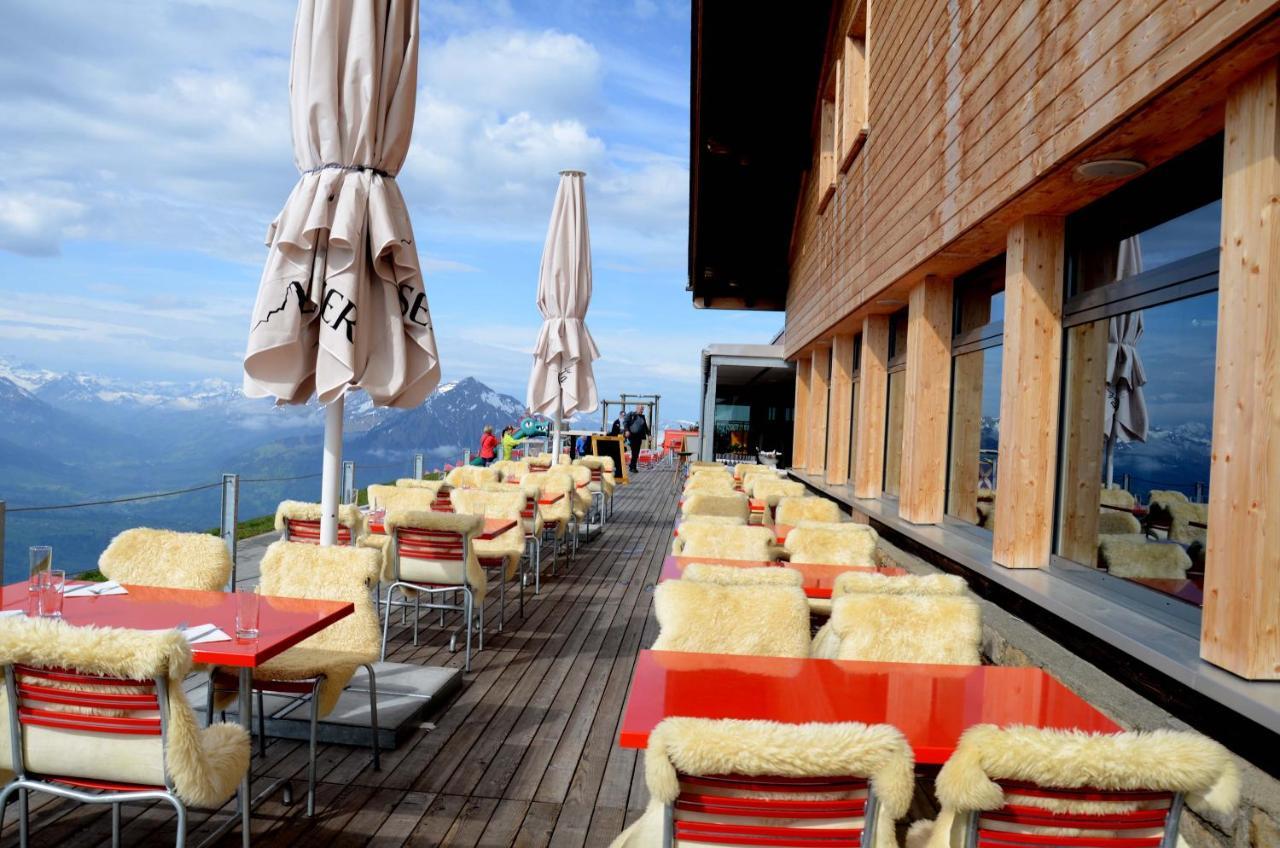 Hotel Berghaus Niederhorn Beatenberg Exterior foto